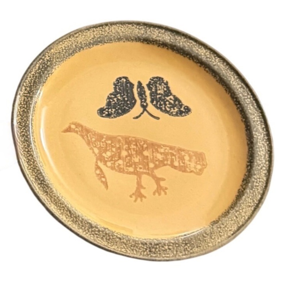 Vintage Pfaltzgraff 1983 American Collection Folk Art Charger Plate Bird 12 - Picture 4 of 7